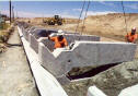 BauGrid concrete reinforcement, retaining wall application